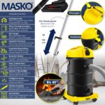 MASKO 6in1 Industrie-Nass-Trockensauger 2300W mit Blasfunktion & Push&Clean – Bild 3