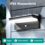 iseeway Solarlampe mit Bewegungsmelder 1500lm – IP65 Aussen-Leuchte für Garten & Terrasse – Bild 6