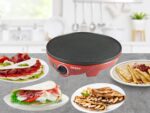 BEPER BT.700Y Crêpe-Maker 1300W mit 30cm Antihaftplatte – Elektrischer Crêpes-Zubereiter – Bild 12