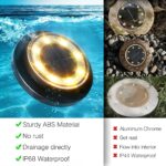 Flacchi Solar Bodenleuchten 12er Set Warmweiss – Wasserfeste LED Gartenleuchten für Aussen – Bild 3