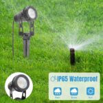 LAMPELIP 4er Pack LED Gartenstrahler 14M mit Zeitschaltuhr – Wasserdicht IP65 für Garten & Terrasse – Bild 4