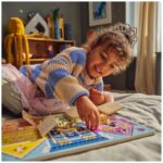Melissa & Doug Motorikbrett mit 6 Schlössern – Holzspielzeug für Kinder ab 3 Jahren – Bild 8