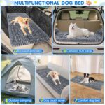 Loiion Hundematte Auto Rückbank 127×62cm – Rutschfeste Schutzmatte mit Flanell – Bild 6