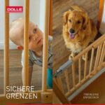 DOLLE Treppenschutzgitter Massivholz 75–110 cm – Stolperfrei & beidseitig verschraubt – Bild 9