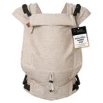 Hoppediz Primeo Babytrage ab Geburt – Ergonomische Vollschnallentrage aus Bio-Baumwolle
