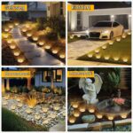 Solpex Solar Bodenleuchten 20er Set – Warmweiss LED Gartenbeleuchtung IP65 Wasserdicht – Bild 2