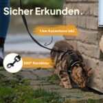 Tierhood Katzengeschirr mit Leine Grösse S – Leichte Version 2024 mit Reflektoren – Bild 6
