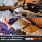 WORX WX031.9 Akku Nass-/Trockensauger 20V – 16 kPa Saugkraft für Werkstatt & Haushalt – Bild 5