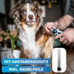 BluePet Krallenschere für Hunde & Katzen – Sicherer Schnitt mit integrierter Feile – Bild 5