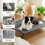 BEDSURE Erhöhtes Hundebett Grosse Hunde 124x80 cm – Outdoor Hundeliege für Garten & Camping – Bild 4