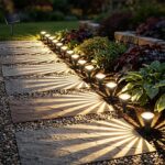 Spetebo LED Solar Pflanzenstrahler 10er Set – Warmweisse Mini Gartenleuchten mit Erdspiss – Bild 6