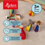 sigikid Baby Bowling Kegelspiel – Motorikspielzeug für Babys ab 3 Monaten – Bild 4