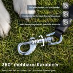 CORTES PETS Rollleine 10m für Hunde bis 50kg – Ausziehbare Hundeleine mit Kotbeutelhalter – Bild 6