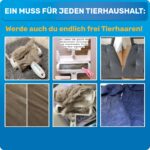 BluePet Tierhaarentferner wiederverwendbar mit Mini Fusselrolle – nachhaltig & waschbar – Bild 7