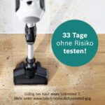 Bosch Unlimited 7 Akku-Staubsauger BSS711W – Kabellos mit Wechselakku & LED-Düse – Bild 8