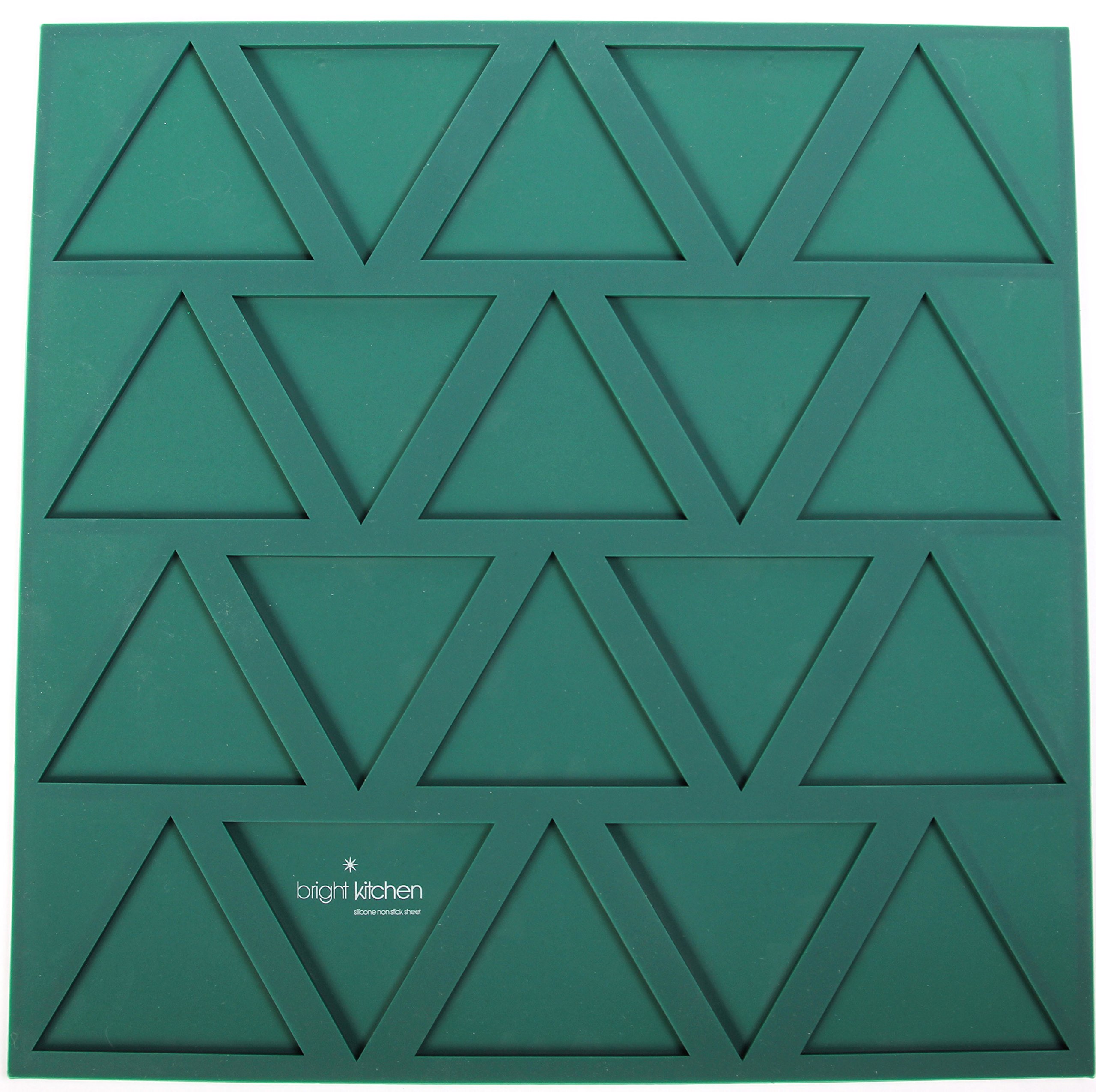 Bright Kitchen Silikonmatte 14x14 – Dreiecks-Chipform für Excalibur Dörrgeräte