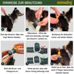 Nomadog Trailblazer Anti-Zug Hundegeschirr Grösse L – Gepolstert & Reflektierend für grosse Hunde – Bild 7