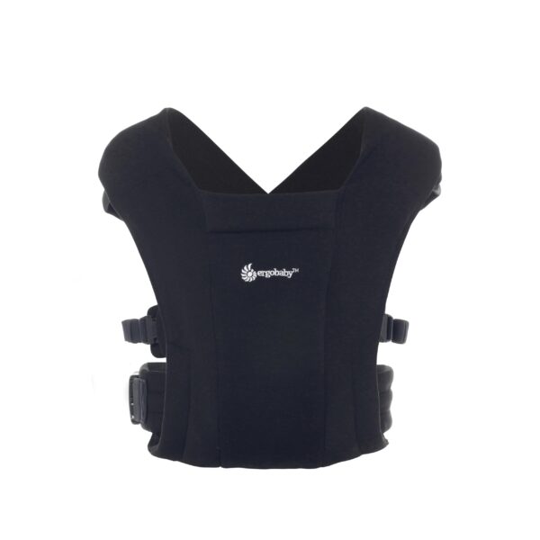 Ergobaby Embrace Babytrage 0–12 Monate – Ergonomische 2-Positionen-Trage Pure Black