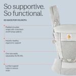Ergobaby Adapt SoftFlex Mesh Babytrage – Ergonomische 3-Positionen Tragesystem ab Geburt – Bild 4