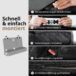 AMZPET ISOFIX Hunde-Autositzbezug 133x56 cm – Wasserfest & Kratzfest für sicheren Rücksitz – Bild 5