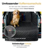 HELDENWERK® Kofferraumschutz gesteppt mit Seitenschutz – Wasserdicht & rutschfest für Hunde – Bild 5