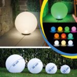 Esotec Solar Leuchtkugel Liana 40cm – 10 Lichtfarben mit Fernbedienung & Timer – Bild 8