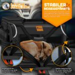 TRESKO Hundebox M 61x42x42cm faltbar mit Leckmatte – Sichere Transportbox für Auto & Zuhause – Bild 5