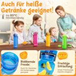 Funkelfuchs Trinkflasche 500ml Blau – 100% auslaufsicher & kohlensäuregeeignet für Kinder – Bild 6