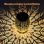 JOYCREATOR 2er Set LED Solarlaternen – IP65 Wasserdicht für Garten, Balkon & Terrasse – Bild 2