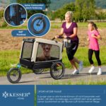 KESSER Boxer 3-in-1 Hundeanhänger – Hundebuggy & Fahrradanhänger 240L für kleine bis mittlere Hunde – Bild 6