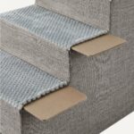 Amazon Basics Hundetreppe 36,5 cm – 4-stufige Haustiertreppen für Sofa & Bett – Bild 4