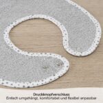 Wörner Baby Lätzchen 2er Set – XXL Baumwolle mit Druckknopf & OEKO-TEX Zertifikat – Bild 4