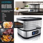 Arendo Dörrautomat Edelstahl 240W – 5 Etagen Dehydrator mit Timer & Temperaturregler – Bild 2