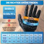 BluePet Fellpflegehandschuh für Hunde, Katzen & Pferde – Sanfte Haarentfernung – Bild 3