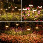 ZWOOS Solar Gartenleuchten 4er Set – IP65 LED Blumenbeleuchtung mit 10-12h Akkulaufzeit – Bild 6