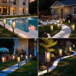 Flacchi Solarleuchten 6er Set Quadrat – Warmweisse Gartenleuchten mit IPX5 Schutz – Bild 8