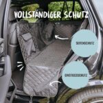 Rudelkönig Hundedecke Auto Rücksitz – Autoschondecke mit Seitenschutz & Sichtfenster – Bild 3