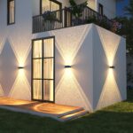 sununiny Solar-Wandleuchte 4er Set – 9 Farben, 11 Modi, IP65 wasserdicht für Garten & Terrasse – Bild 5