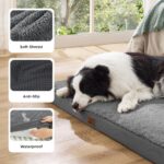 BEDSURE Orthopädisches Hundebett 112x81cm – Egg-Crate Schaum & Sherpa für grosse Hunde – Bild 3
