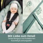 Zamboo Baby Einschlagdecke 80x80 cm Mint – Baumwolle für Babyschale & Kinderwagen – Bild 7