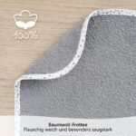 Wörner Baby Lätzchen 2er Set – XXL Baumwolle mit Druckknopf & OEKO-TEX Zertifikat – Bild 3