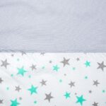 Amilian Kinderbettwäsche 80x80 – Baumwoll-Set mit Reissverschluss für Babys – Bild 5