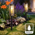 iBaycon 6er Set Solarleuchten Garten Warmweiss – IP65 Solarlampen Outdoor für Rasen & Terrasse – Bild 3