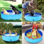 UUEMB Faltbarer Hundepool 80 x 20 cm – Rutschfest & Sicher für Hunde & Kinder – Bild 7
