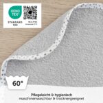 Wörner Baby Lätzchen 2er Set – XXL Baumwolle mit Druckknopf & OEKO-TEX Zertifikat – Bild 5