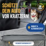 ZooNice Hundedecke Auto Rückbank mit Hartboden – XL-Liegefläche & Sichtfenster für SUV – Bild 2