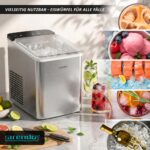 Arendo Eiswürfelmaschine Edelstahl – 12 kg Eis/Tag – Kompakt & leiser Betrieb – Bild 5
