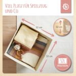 Bieco Aufbewahrungsbox Reh Ella 36L – Faltbare Spielzeugkiste für Kallax Regal – Bild 4