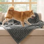 BEDSURE Wasserdichte Hundedecke 102x127cm – Waschbar & Flauschig für grosse Hunde – Bild 2