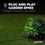 Ledvion Gartenstrahler mit Erdspiss IP65 GU10 – Professionelle Aussenbeleuchtung für Garten & Terrasse – Bild 9